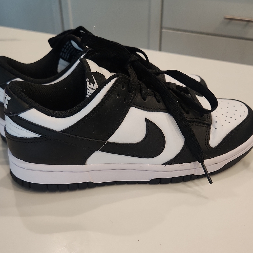 Nike Black and White Dunk Low